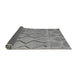 Sideview of Southwestern Gray Country Rug, abs4739gry