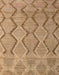 Abstract Light Brown Southwestern Rug, abs4739