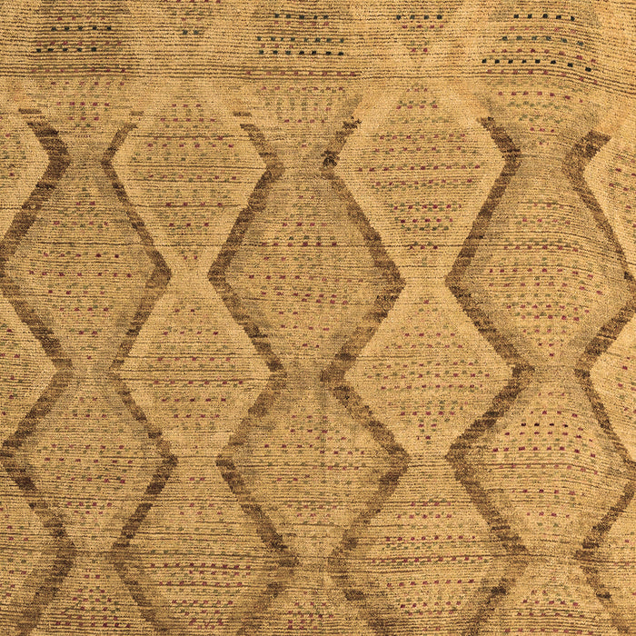 Machine Washable Southwestern Brown Country Rug, wshabs4739brn