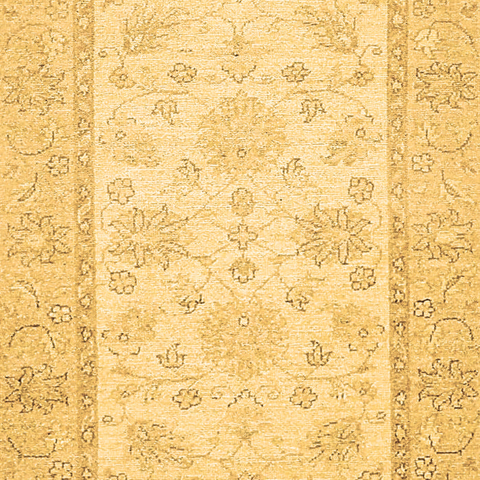 Machine Washable Oriental Brown Traditional Rug, wshabs473brn