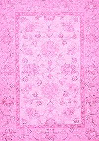 Oriental Pink Traditional Rug, abs473pnk