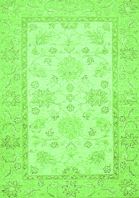 Oriental Green Traditional Rug, abs473grn