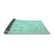 Sideview of Oriental Light Blue Traditional Rug, abs473lblu