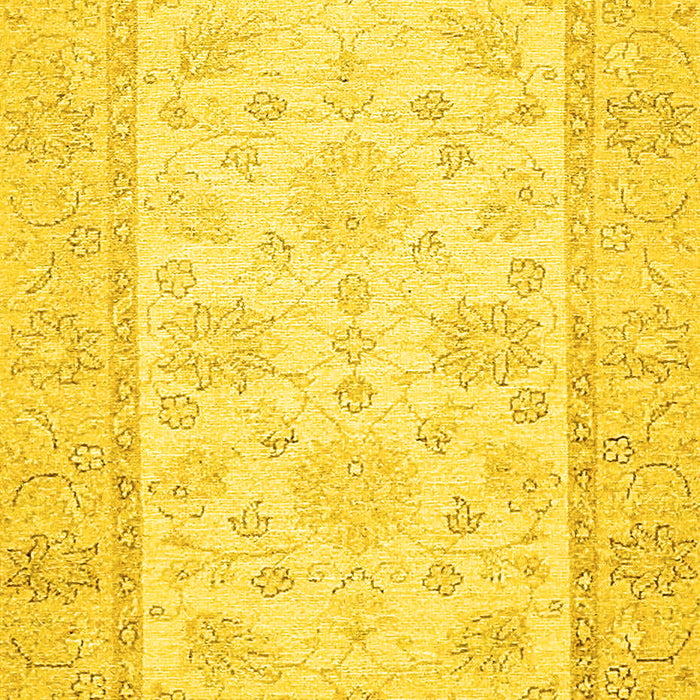 Oriental Yellow Traditional Rug, abs473yw