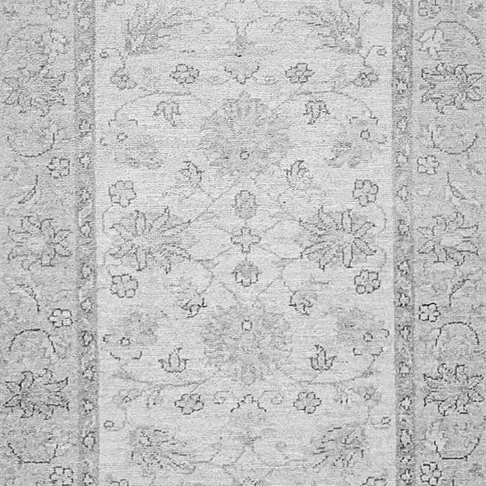 Machine Washable Oriental Gray Traditional Rug, wshabs473gry