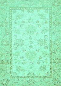 Oriental Turquoise Traditional Rug, abs473turq