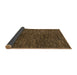 Sideview of Abstract Bakers Brown Modern Rug, abs4740