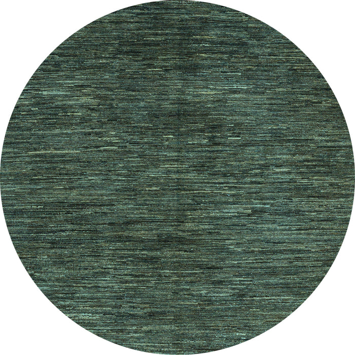 Round Machine Washable Abstract Light Blue Modern Rug, wshabs4740lblu