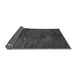 Sideview of Abstract Gray Modern Rug, abs4740gry