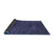 Sideview of Abstract Blue Modern Rug, abs4740blu