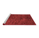 Modern Red Washable Rugs