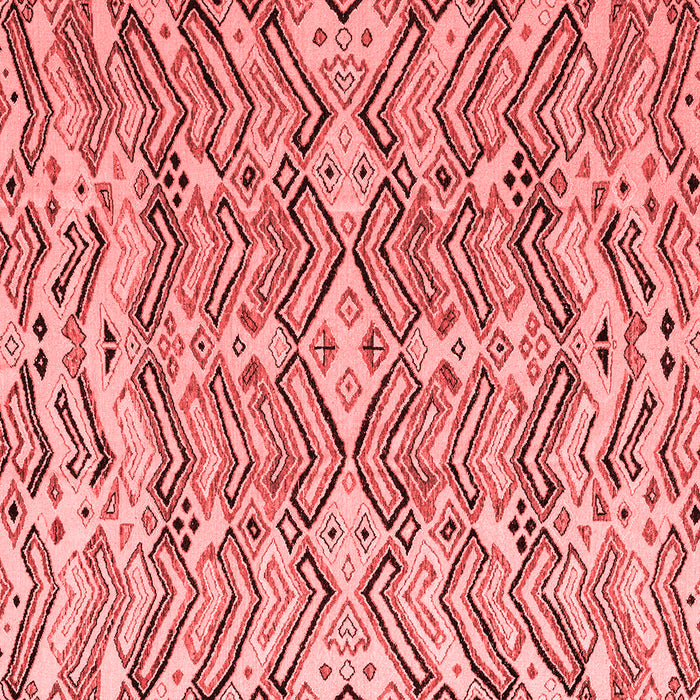 Machine Washable Abstract Red Modern Rug, wshabs4741red