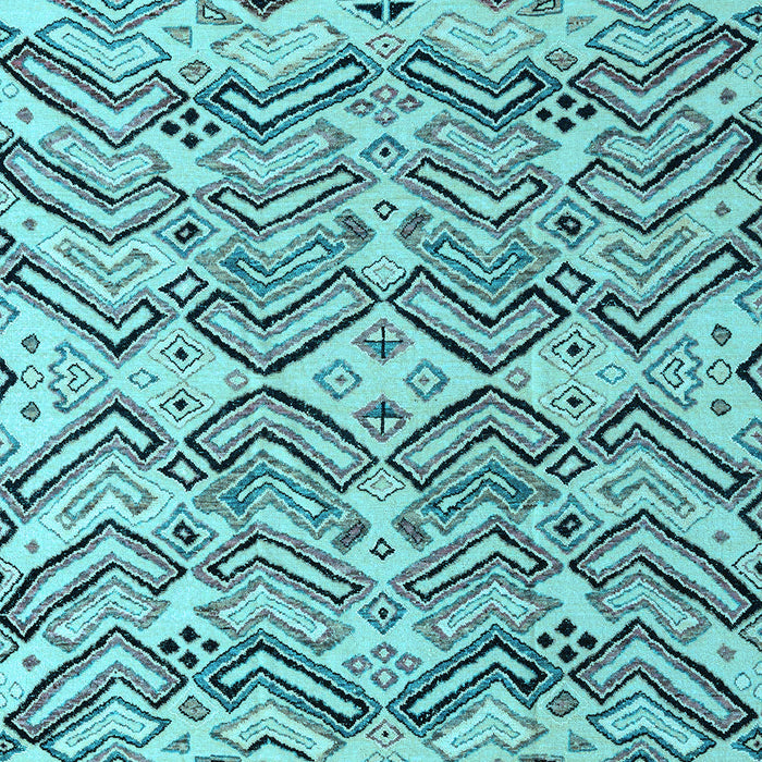 Machine Washable Abstract Light Blue Modern Rug, wshabs4741lblu