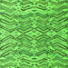 Square Abstract Green Modern Rug, abs4741grn