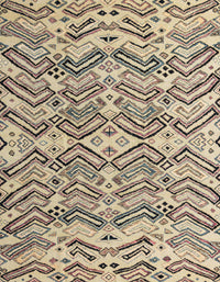 Machine Washable Abstract Brown Rug, wshabs4741