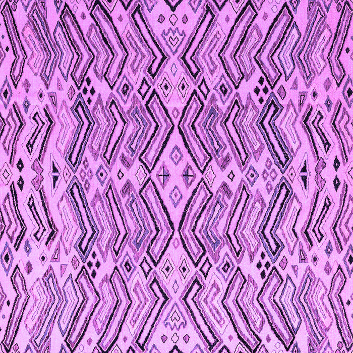 Square Abstract Purple Modern Rug, abs4741pur