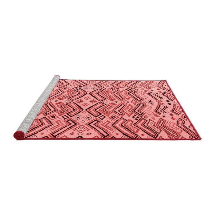 Modern Red Washable Rugs