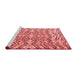 Modern Red Washable Rugs