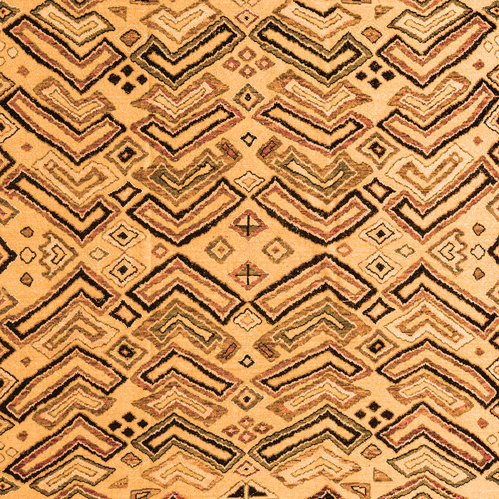 Abstract Orange Modern Rug, abs4741org