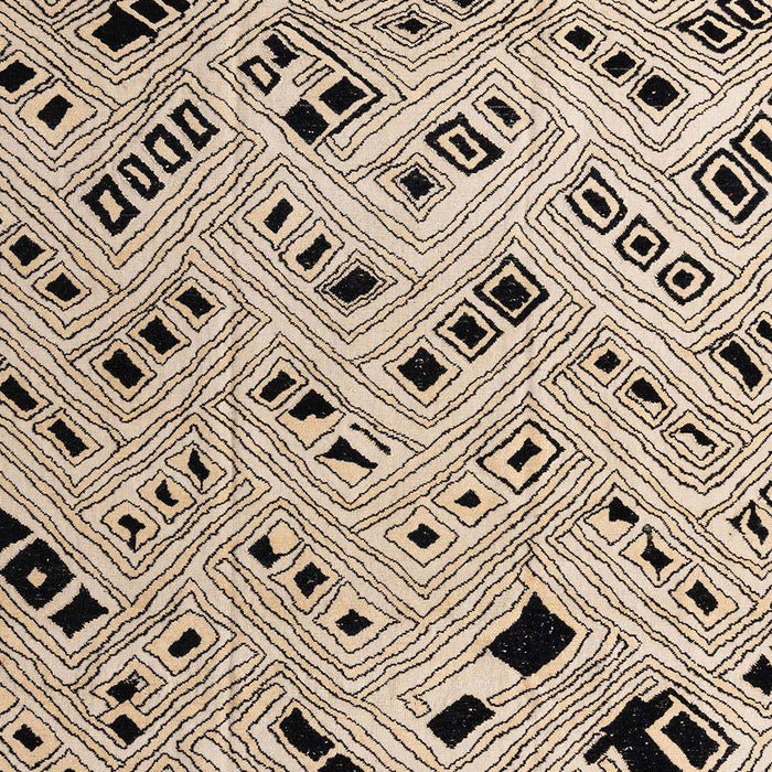 Abstract Pastel Orange Modern Rug, abs4742