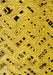 Abstract Yellow Modern Rug, abs4742yw