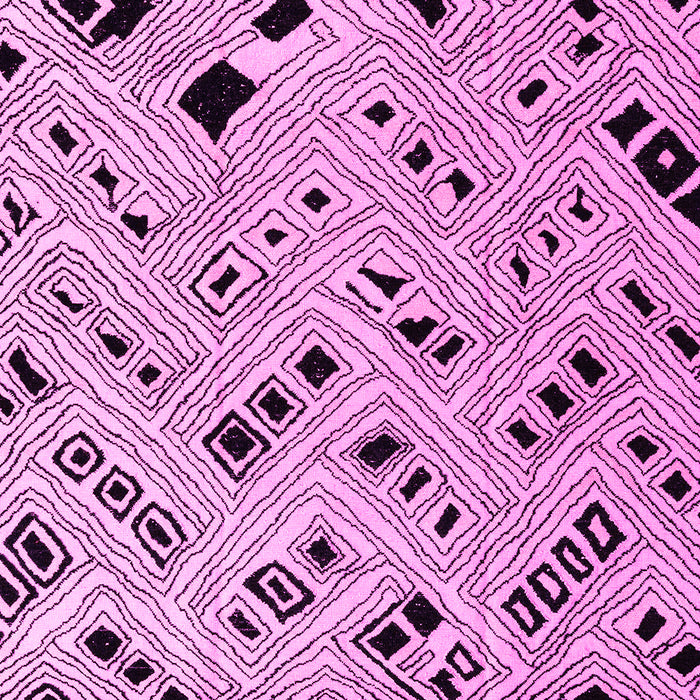 Machine Washable Abstract Pink Modern Rug, wshabs4742pnk