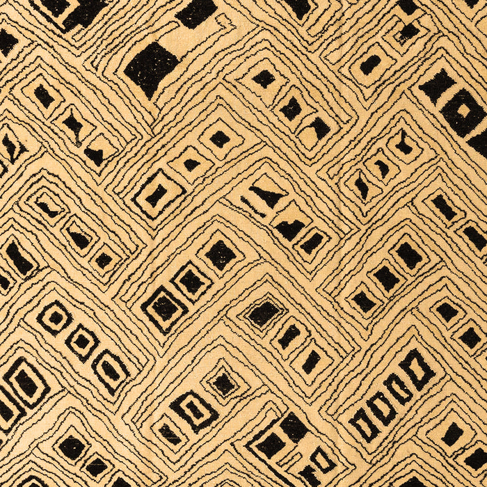 Machine Washable Abstract Brown Modern Rug, wshabs4742brn