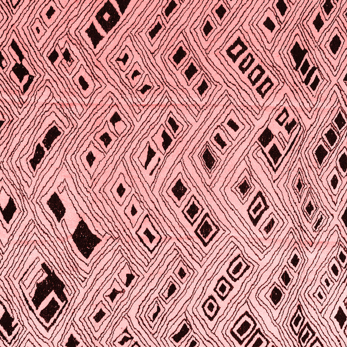 Machine Washable Abstract Red Modern Rug, wshabs4742red