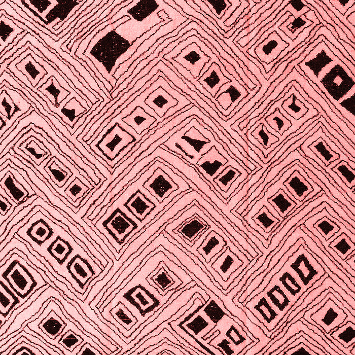 Abstract Red Modern Area Rugs