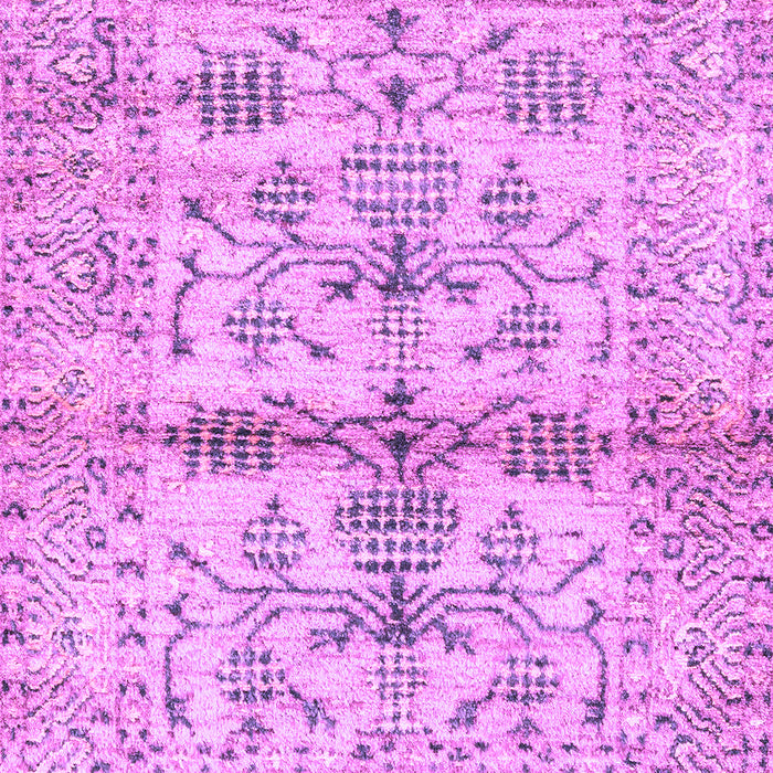 Machine Washable Oriental Purple Traditional Area Rugs, wshabs4743pur