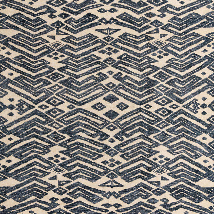 Square Abstract Tan Brown Modern Rug, abs4744