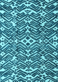 Abstract Light Blue Modern Rug, abs4744lblu