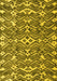 Abstract Yellow Modern Rug, abs4744yw