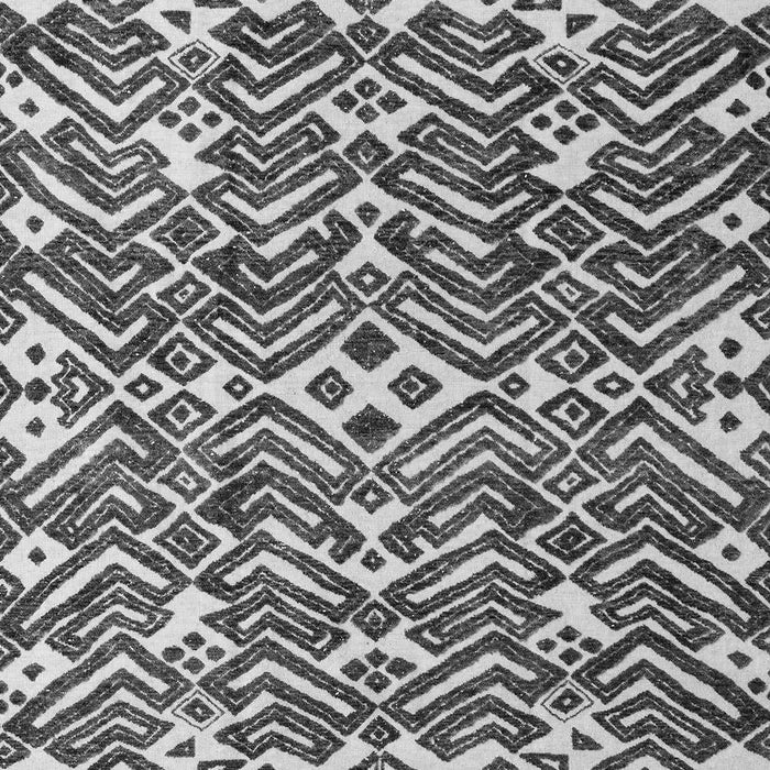 Machine Washable Abstract Gray Modern Rug, wshabs4744gry