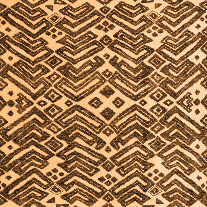 Machine Washable Abstract Orange Modern Area Rugs, wshabs4744org