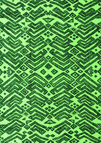 Abstract Green Modern Rug, abs4744grn