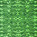 Square Machine Washable Abstract Green Modern Area Rugs, wshabs4744grn