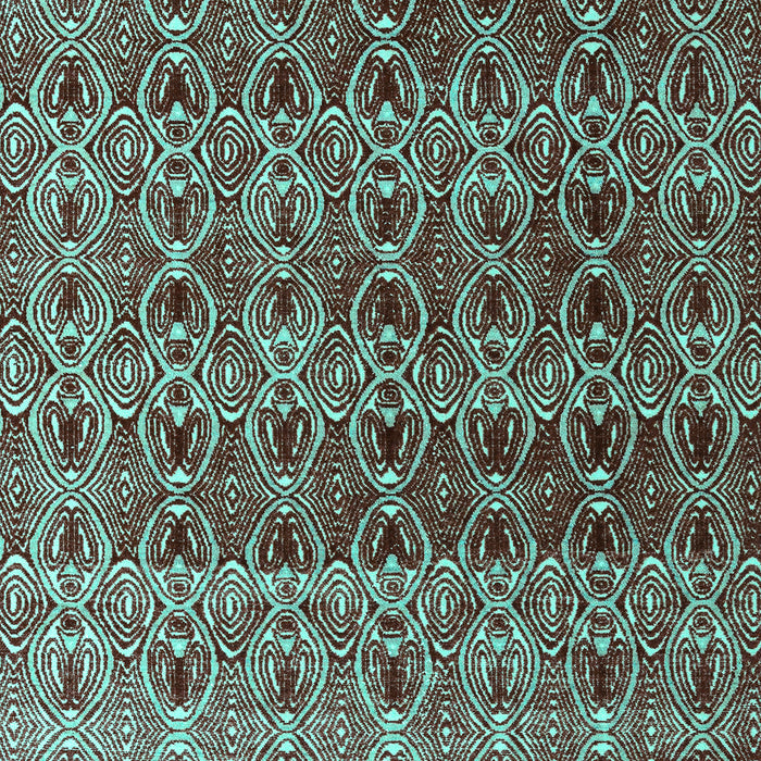 Abstract Turquoise Modern Rug, abs4745turq