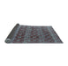 Sideview of Abstract Light Blue Modern Rug, abs4745lblu