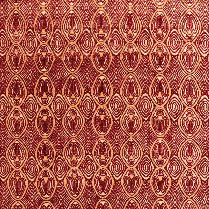 Machine Washable Abstract Orange Modern Area Rugs, wshabs4745org