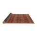 Sideview of Abstract Brown Modern Rug, abs4745brn