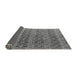 Sideview of Abstract Gray Modern Rug, abs4745gry