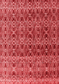 Abstract Red Modern Rug, abs4745red