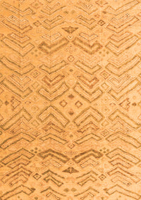 Solid Orange Modern Rug, abs4746org