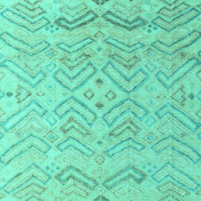 Solid Turquoise Modern Rug, abs4746turq