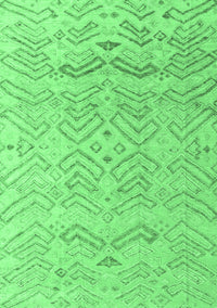 Solid Emerald Green Modern Rug, abs4746emgrn