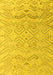 Solid Yellow Modern Rug, abs4746yw