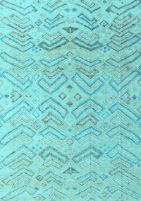 Solid Light Blue Modern Rug, abs4746lblu