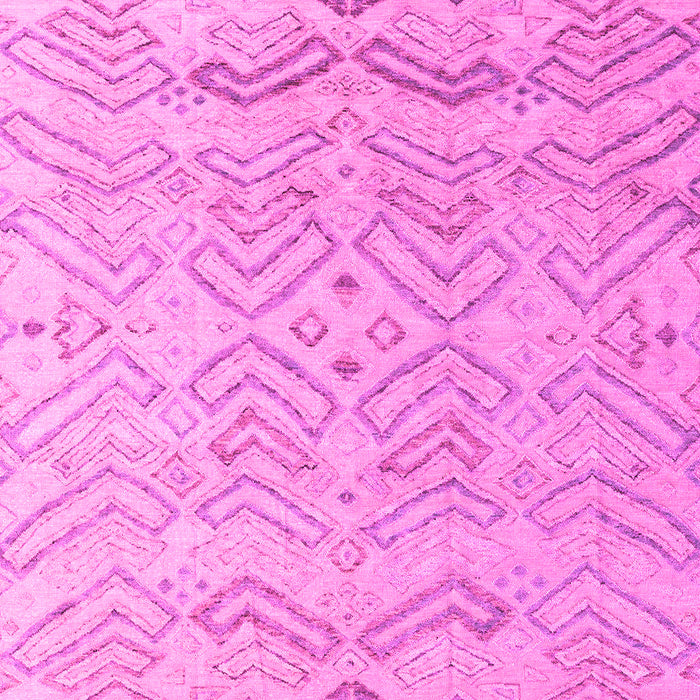 Machine Washable Solid Pink Modern Rug, wshabs4746pnk