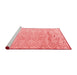 Modern Red Washable Rugs